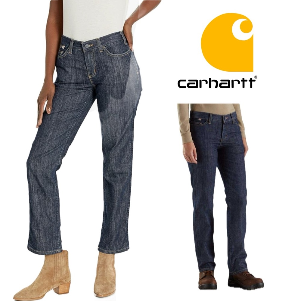 Carhartt Women's fire resistant Straight‎ Leg Jeans